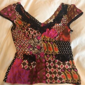 Nanette lepore silk top